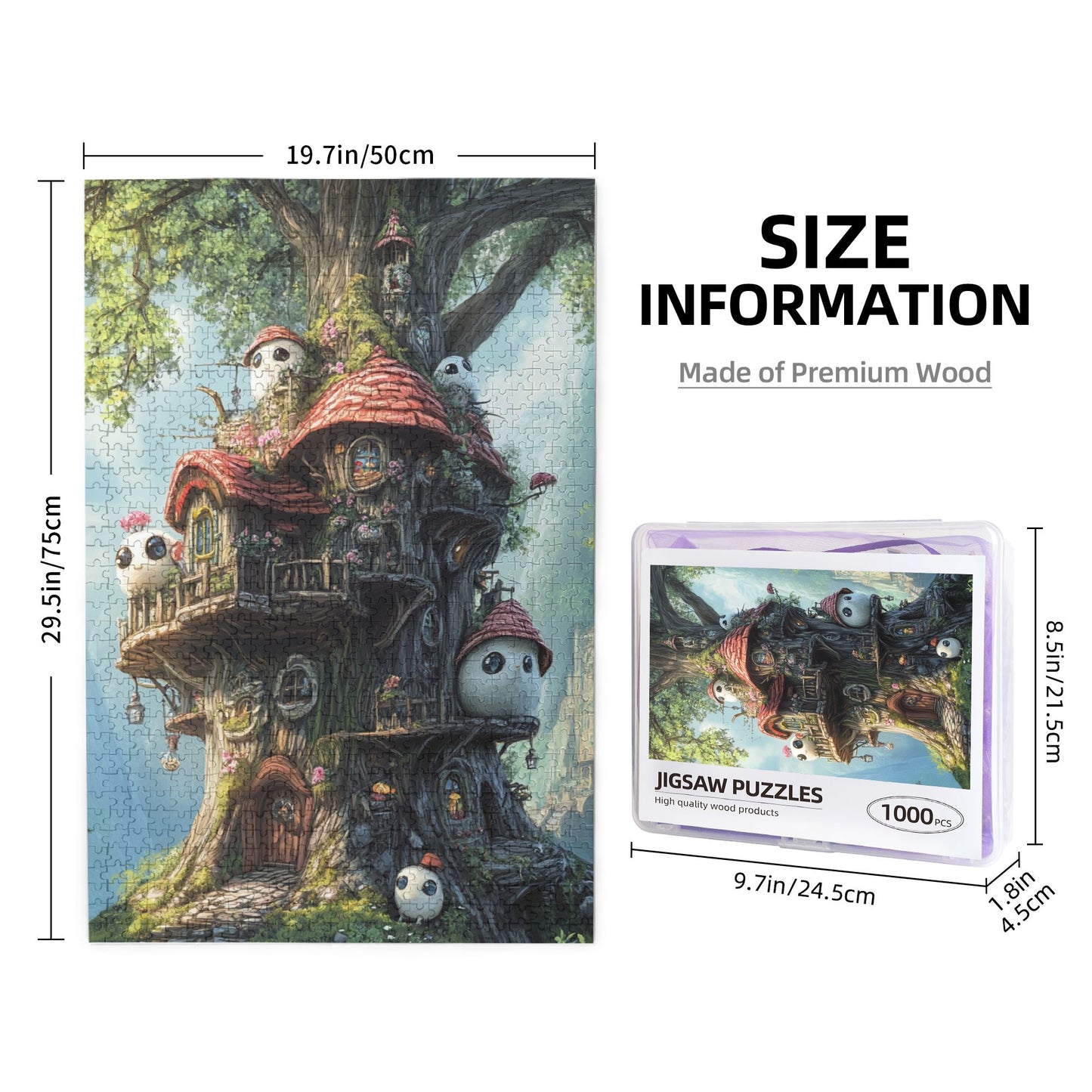 1000-Piece Puzzle - Magical Treehouse Dream