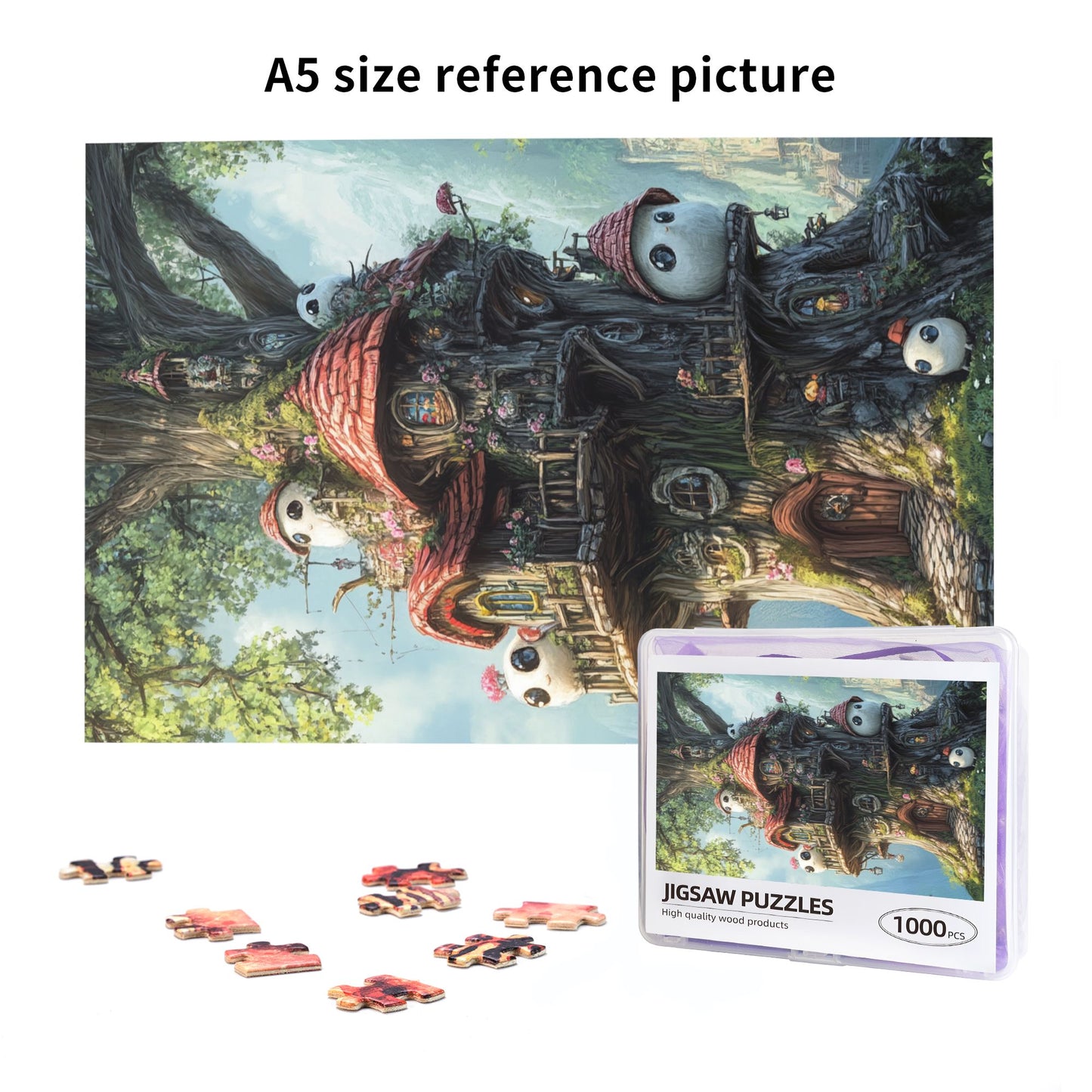 1000-Piece Puzzle - Magical Treehouse Dream